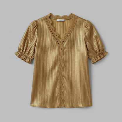 Elegant Puff Sleeve Blouse | Women's Summer Tops