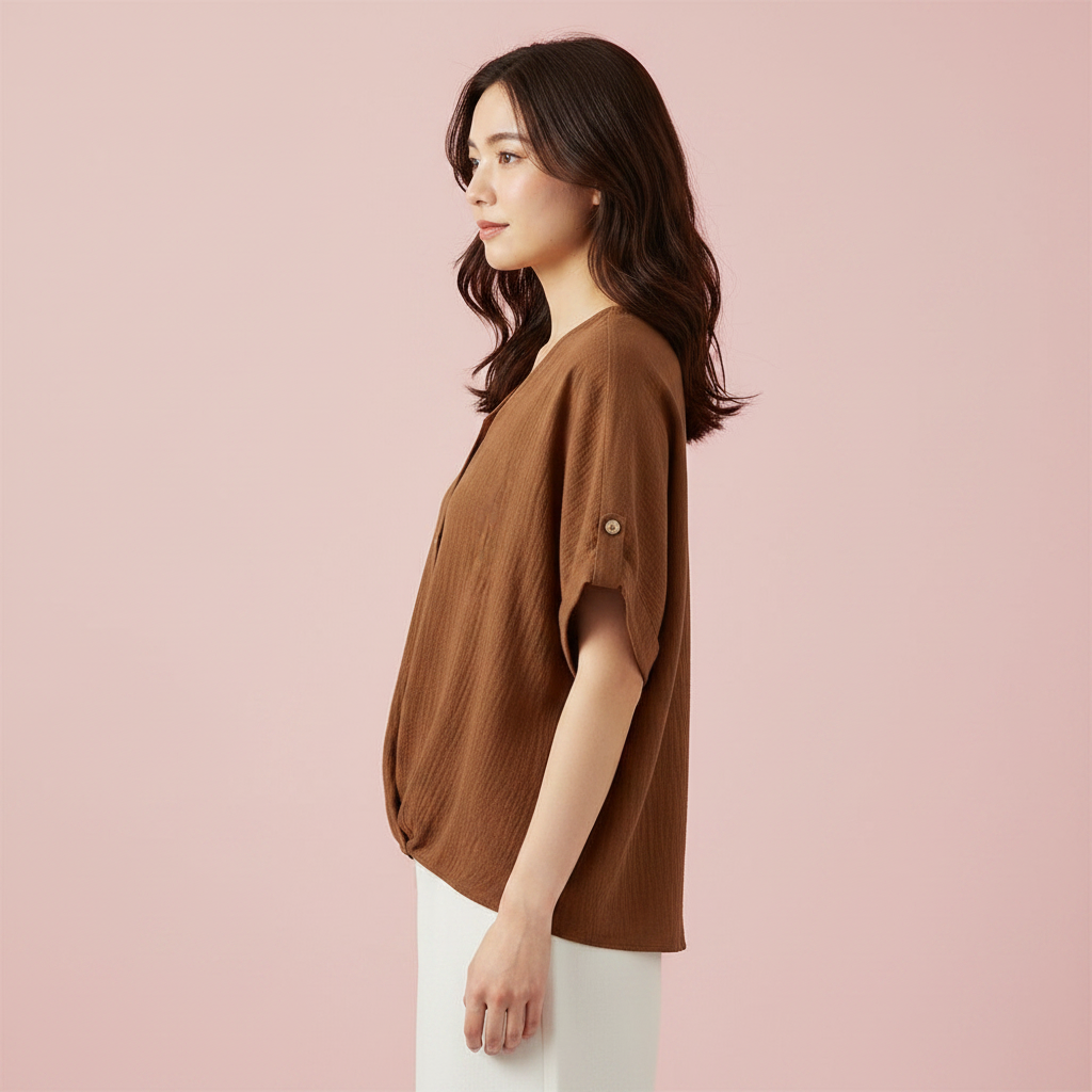 Elegant V-Neck Blouse | Women's Fashion Top