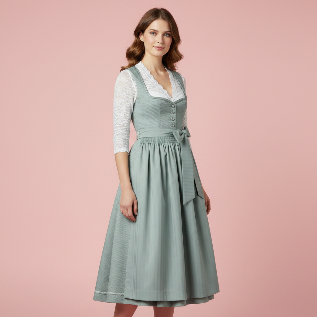 Elegant Dirndl Dress | Women's Oktoberfest Costume