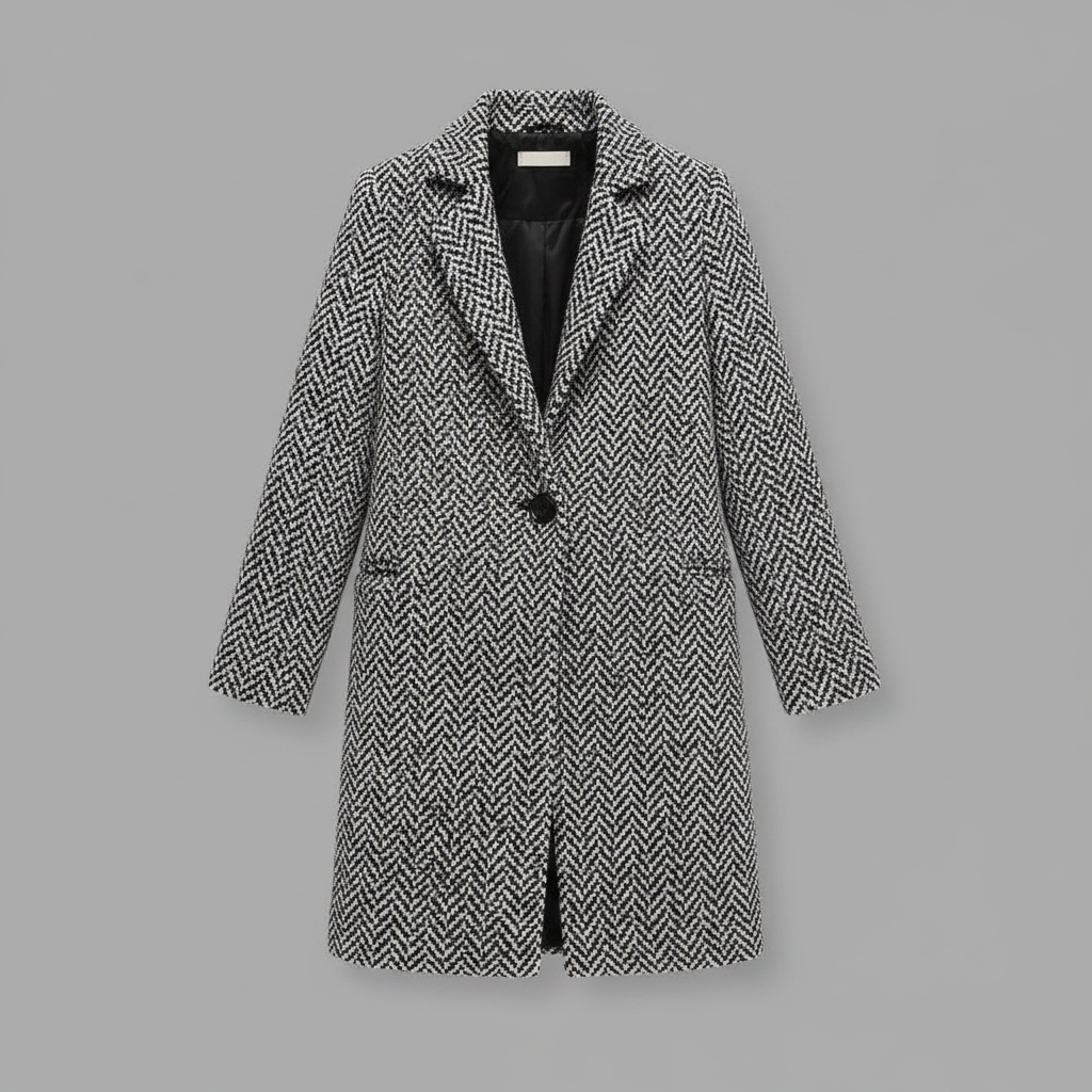 Elegant Wool Coat | Women's Long Winter Outerwear