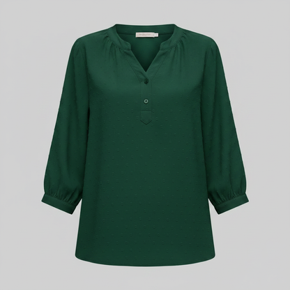 Silk Patchwork Women's Blouse | Versatile Summer Top