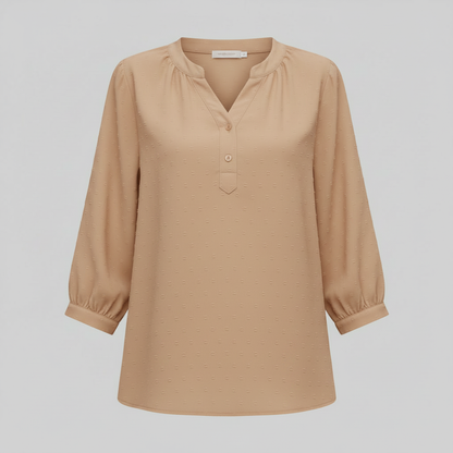 Silk Patchwork Women's Blouse | Versatile Summer Top