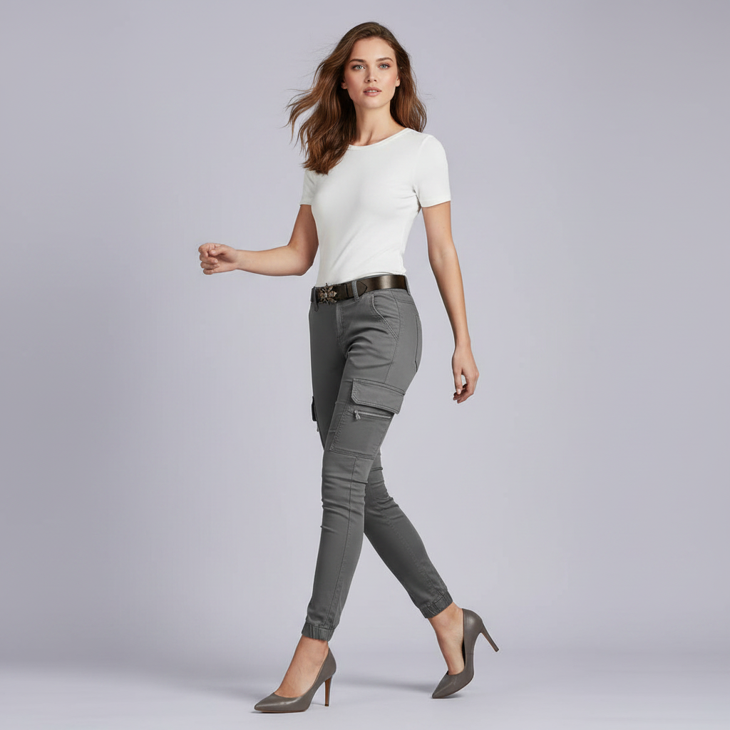 Modern Black Cargo Pants for Women | Stylish Urban Trousers