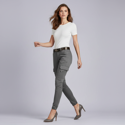 Modern Black Cargo Pants for Women | Stylish Urban Trousers